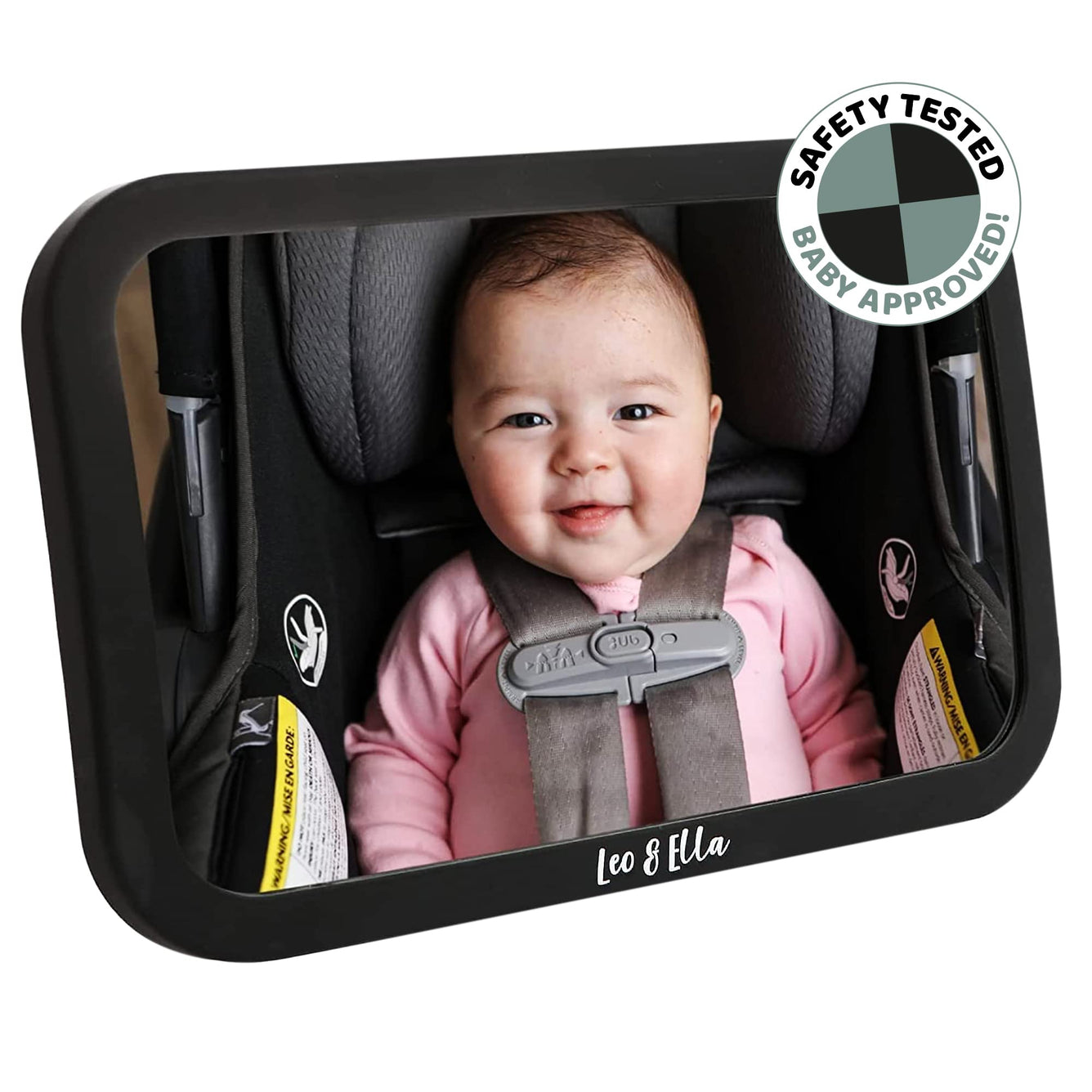 Baby Back Seat Safety Mirror for Car Headrest, Rear Seat Child