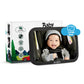 Leo&Ella Large Tesla Baby Car Mirror for Fixed Headrest, Extra Wide View of Baby in Rear-Facing carseat